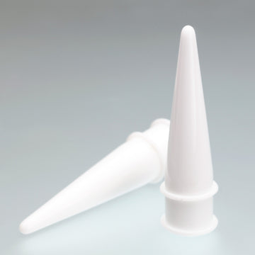 Detail View 1 of A Pair of Translucent UV Acrylic Taper-White